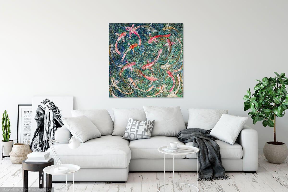 Rainbow Serpents - Large Painting, Painting, Oil on Canvas 2