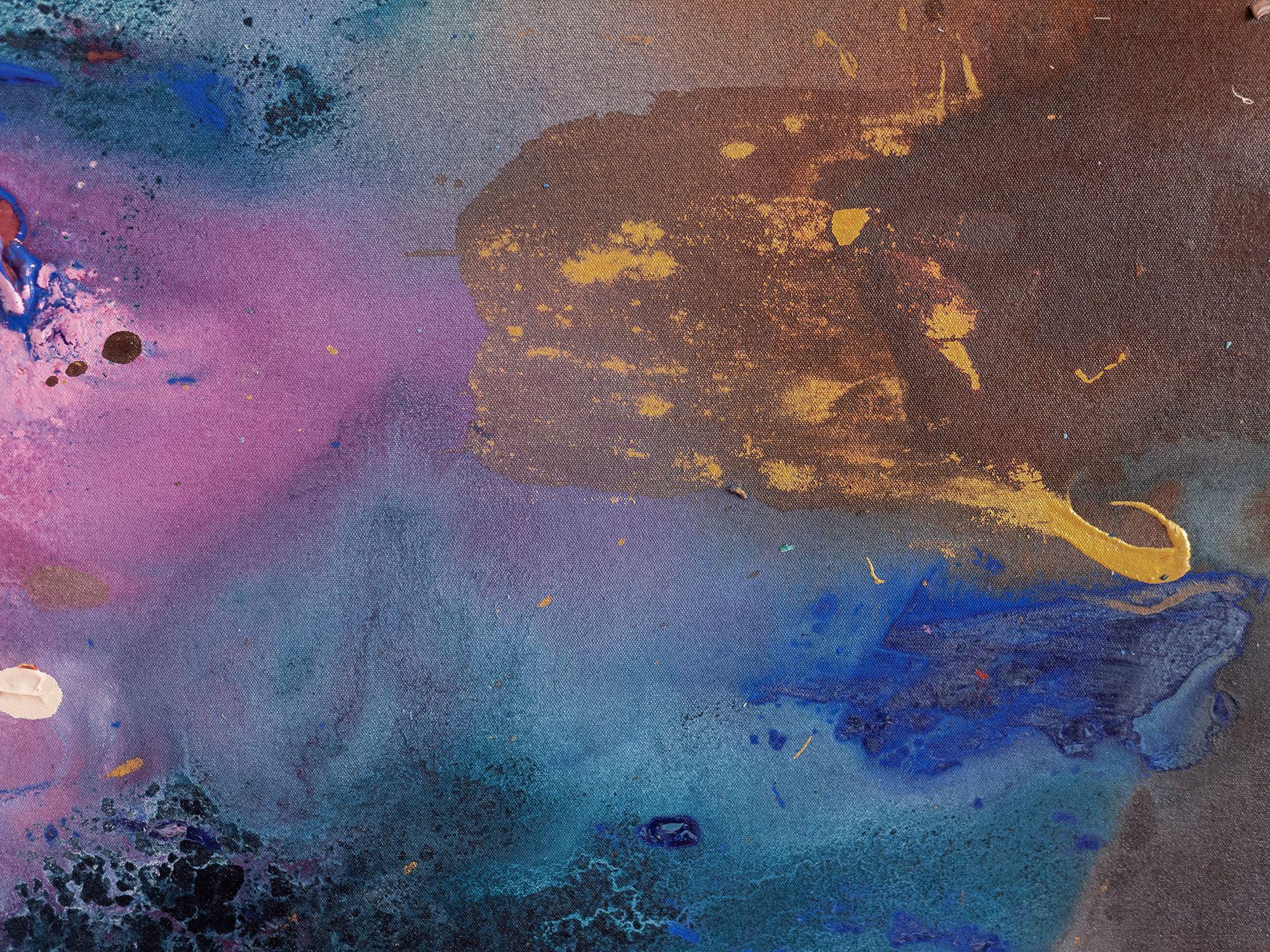 Lucciole, Pittura, Acrilico su tela in vendita 1