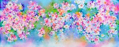 Sakura - Large Cherry Tree Blossom, Painting, Acrylic on Canvas