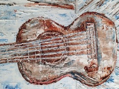 The Guitar, Painting, Oil on Canvas