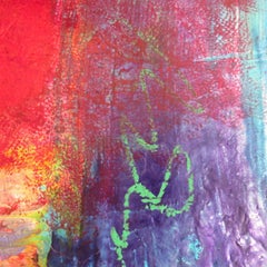 Quilt, Gemälde, Acryl auf Leinwand, Gemälde von Grandma's Quilt