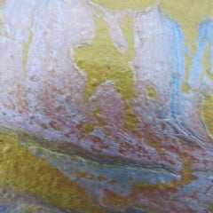 Golden Countryside, Gemälde, Acryl auf Leinwand