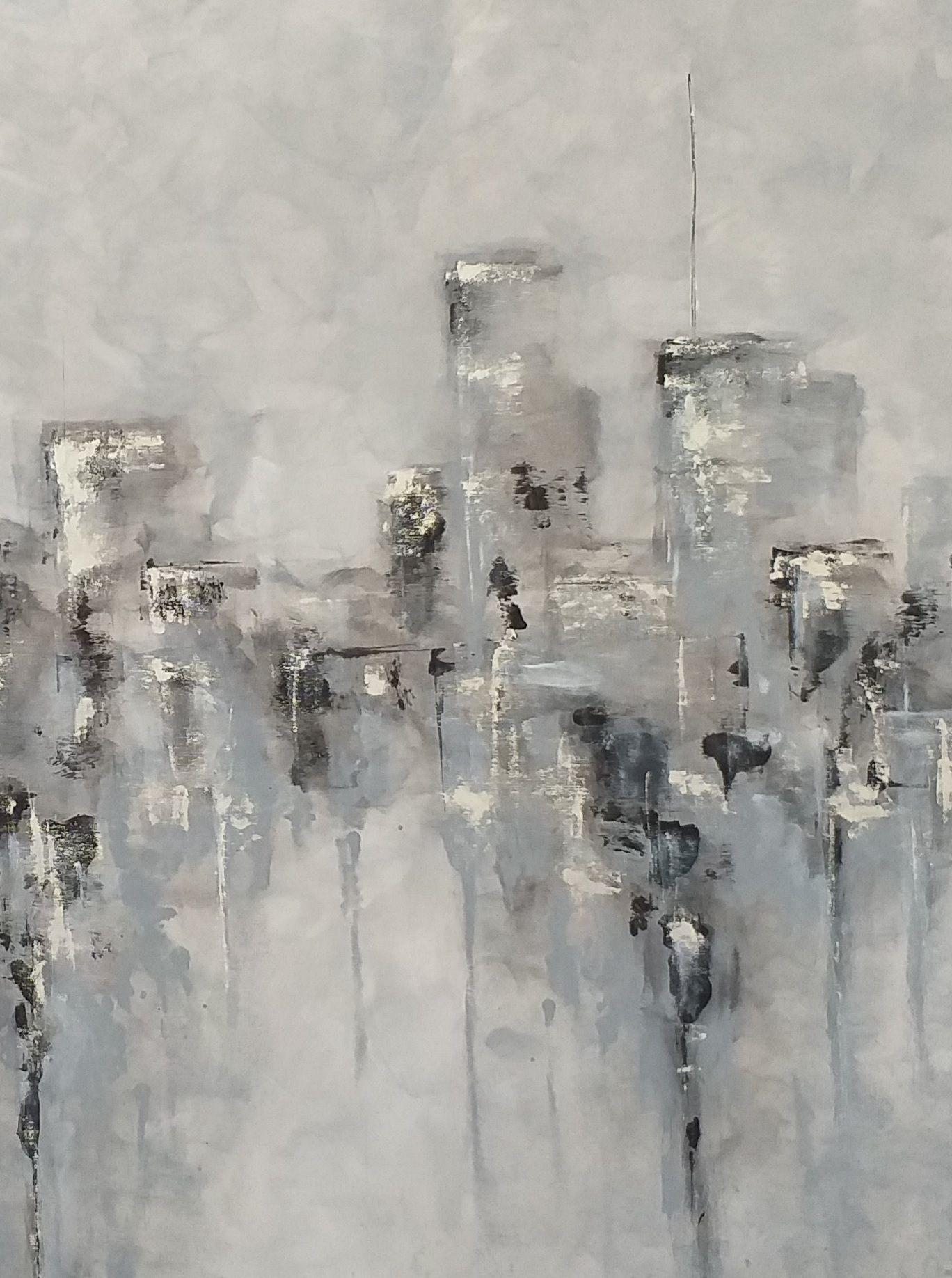  Manhattan  by M.Y., Painting, Acrylic on Canvas For Sale 3