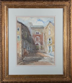 David Cox RWA ROI (1914-1979) - Mid 20th Century Watercolour, Historic Street