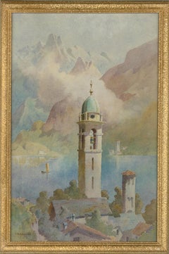 Henry Richard Beadon Donne (1860-1949) - Early 20thC Watercolour, Lake Como