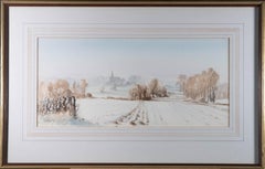 David Rust - Signed & Framed 1978 Watercolour, Winter Views