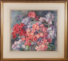 Isabel Wrightson (b.1890) - Mid 20th Century Watercolour, Hydrangeas