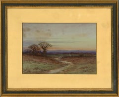 Vintage A. Molyneux Stannard RDS (1878-1975) - Signed 1915 Watercolour, Evening Stroll