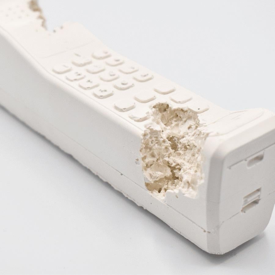 Future Relic 01 Mobile Phone - Sculpture by Daniel Arsham