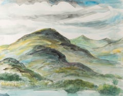 Emmanuel Levy (1900-1986) - Mid 20th Century Watercolour, Mountain Landscape