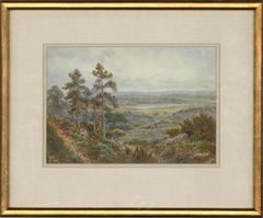 Walter Duncan (1848-1932)- Signed Late 19th Century Watercolour, Pine Landscape