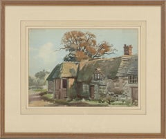 Arthur Royce Bradbury ARWA (1892-1977) - 1960 Watercolour, The Deserted Farm