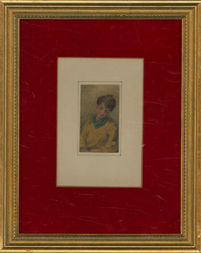 Unknown Portrait - Attrib. Thomas Barker of Bath (1769-1847) - 18th Century Watercolour, Young Boy