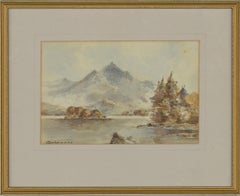 J. Boucher S.A.S.A - Framed 20th Century Watercolour, Scottish Highlands