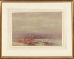 Charles E. Brittan (1870-1949) - Early 20th Century Watercolour, Moorland Scene