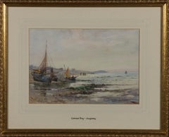 Joseph Hughes Clayton (fl.1891-1929) - Signed Watercolour, Cemaes Bay, Anglesey