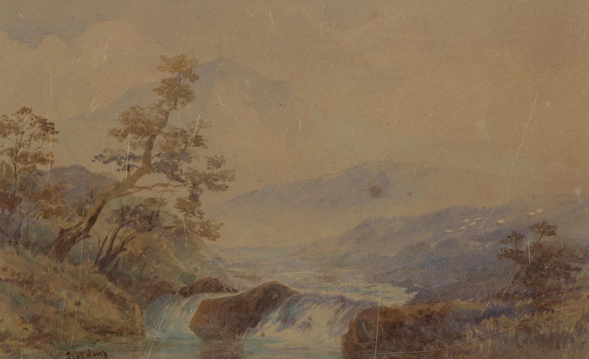 Copley Fielding (1787-1855) - Early 19th Century Watercolour, River Scene - Art by Unknown