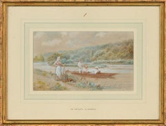 Vintage Walter Duncan ARWS (1848-1932) - 1907 Watercolour, Near Henley