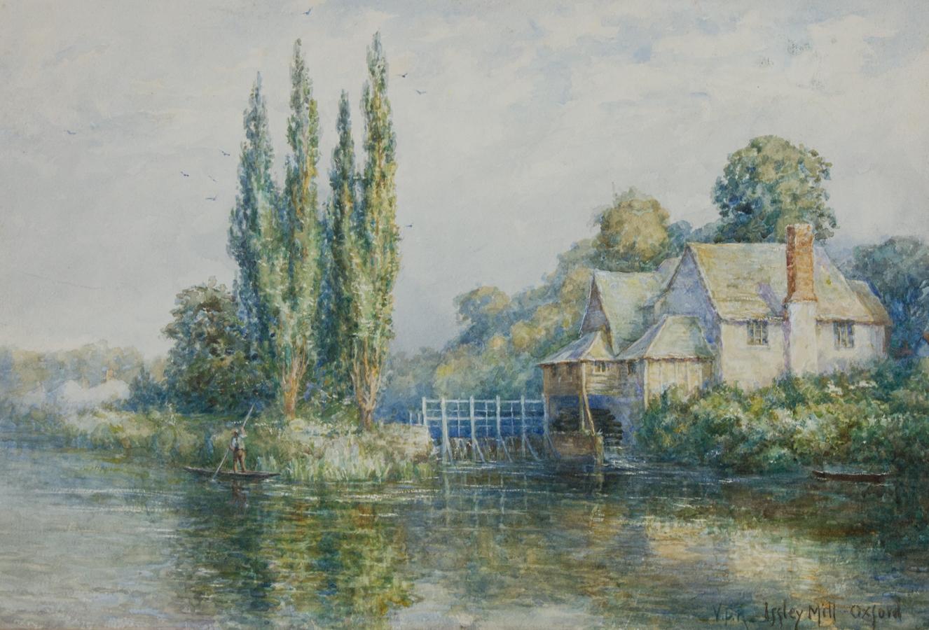 V.P.A - Early 20th Century Watercolour, Iffley Mill, Oxford - Art by Unknown
