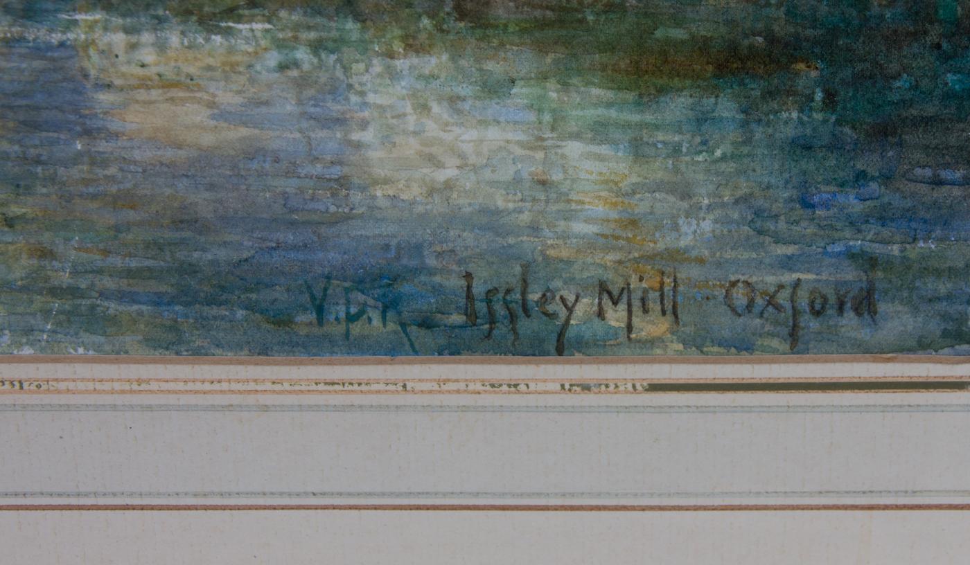 V.P.A - Early 20th Century Watercolour, Iffley Mill, Oxford 1