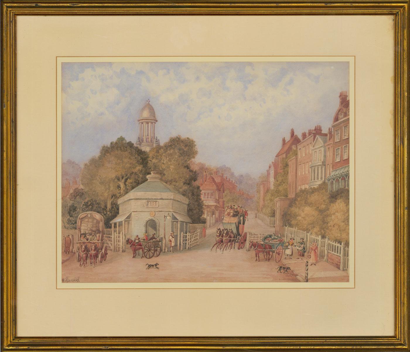 W. Hinchliff - Signed Early 20th Century Watercolour, Kennington Turnpike