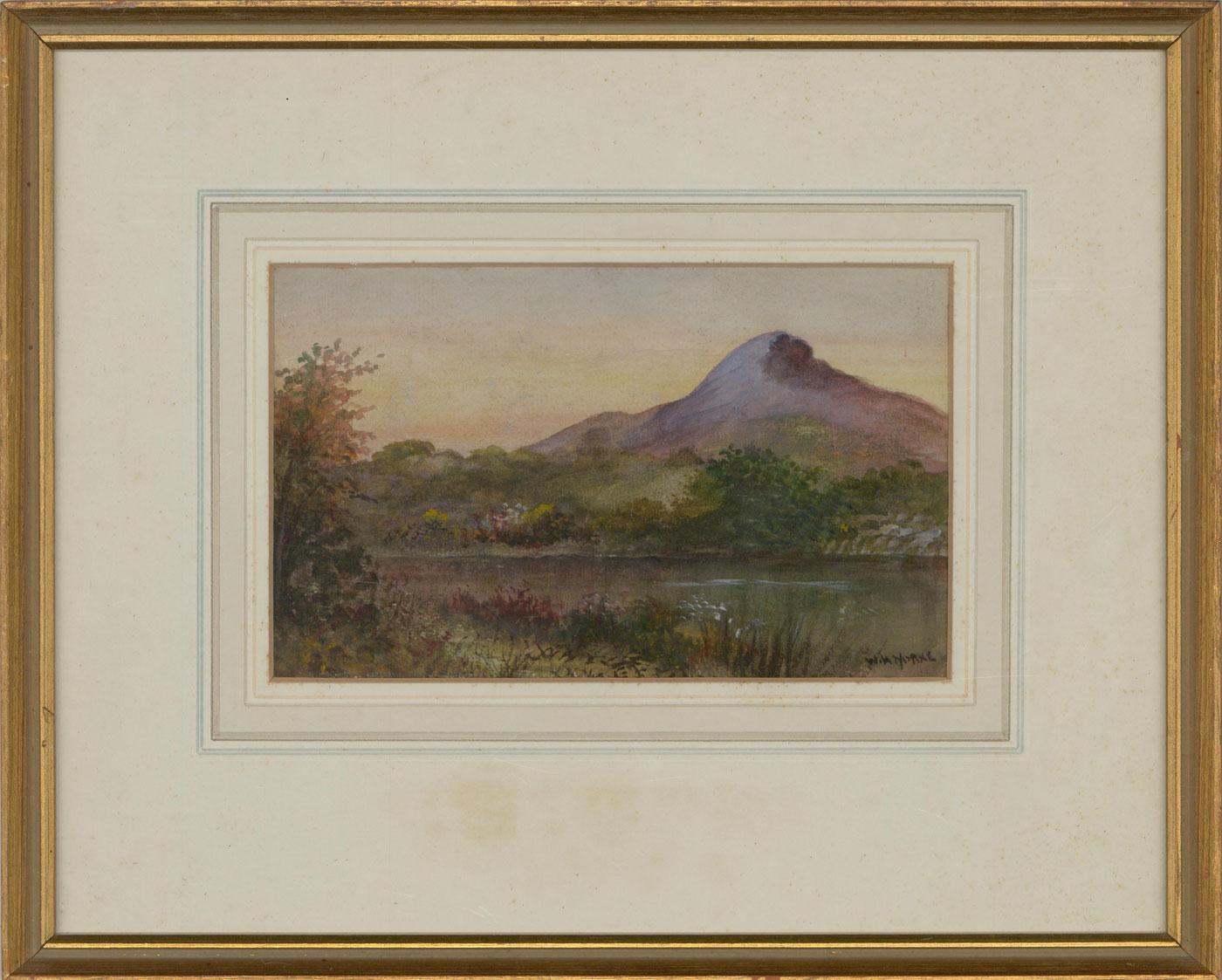 Landscape Art Unknown - William Howard Yorke IOM (1847-1921) - Aquarelle du 20e siècle, Near Selby Glen