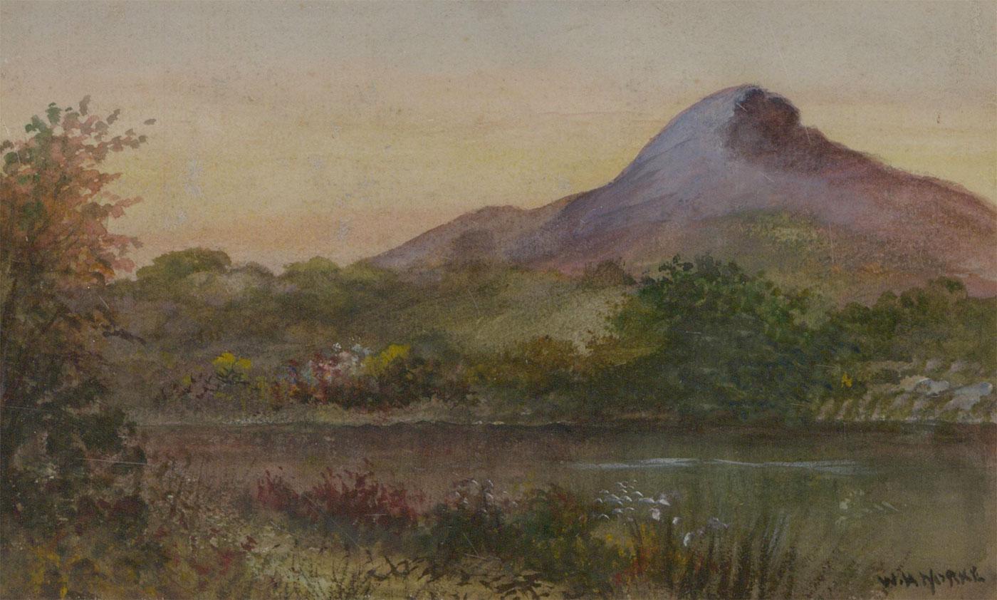 William Howard Yorke IOM (1847-1921) - Aquarell des 20. Jahrhunderts, in der Nähe von Selby Glen – Art von Unknown