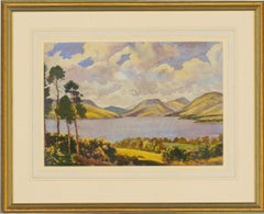 Herbert Henry Hughes Richardson (1882-1964) - Watercolour, A Breezy Day