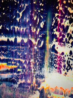 Cosmos Abstract Painting on Canvas, 2020