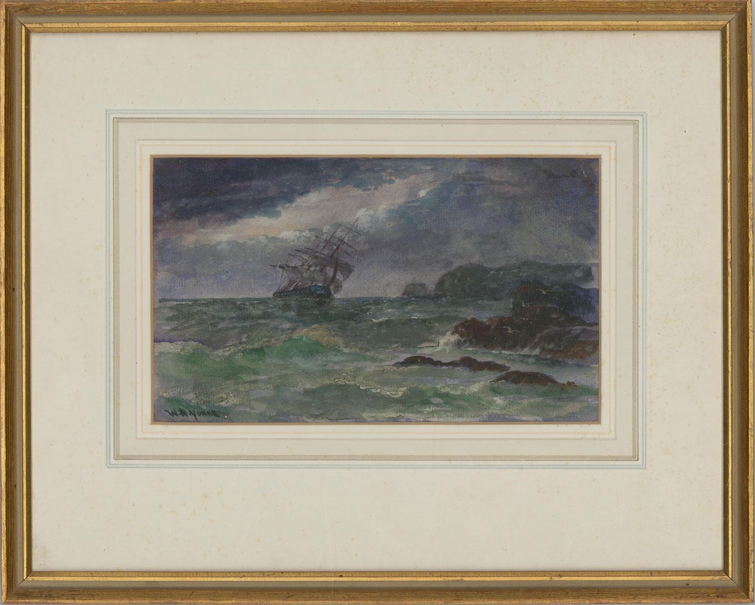 Unknown Figurative Art - William Howard Yorke IOM (1847-1921) - Early 20th Century Watercolour, Seascape