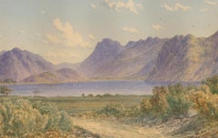 William Taylor Longmire (1841-1914) - 1897 Watercolour, Ennerdale Lake