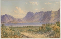 William Taylor Longmire (1841-1914) - 1897 Watercolour, Ennerdale Lake