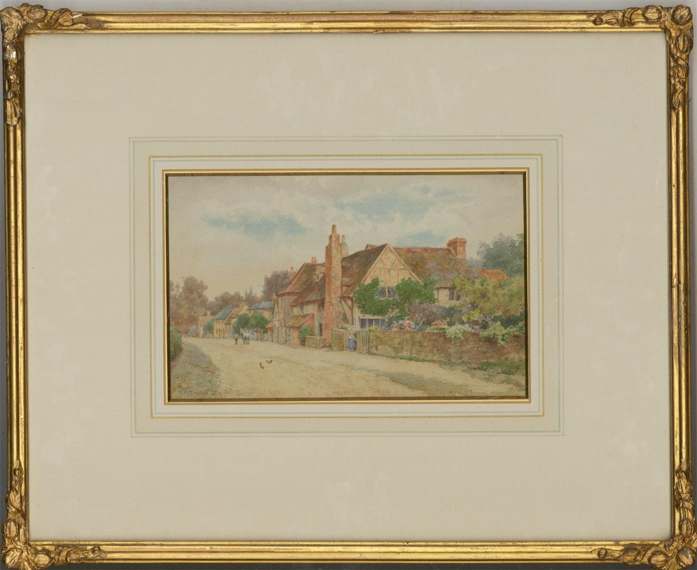 Unknown Landscape Art - Thomas Nicholson Tyndale (1860-1930) - Watercolour, Milton Cottage