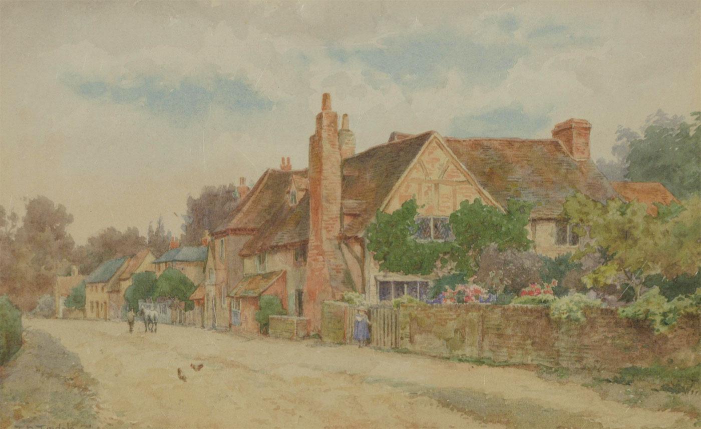 Thomas Nicholson Tyndale (1860-1930) - Watercolour, Milton Cottage - Art by Unknown