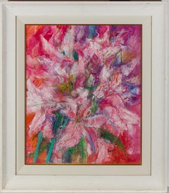 John Ivor Stewart PPPS (1936-2018) - Pastel, Lilies from Champagnole