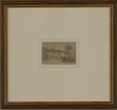 Attrib. William Callow (1812-1908) - Framed Watercolour, River Punting