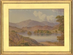 William Taylor Longmire (1841-1914) - Signed 1898 Watercolour, Rydal Lake