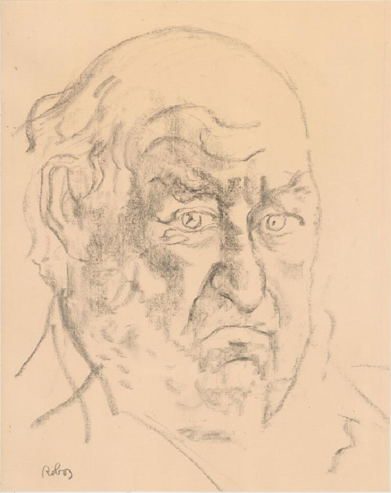 Zsuzsi Roboz (1929-2012) - Graphite Drawing, Portrait of Lord Weidenfeld 1