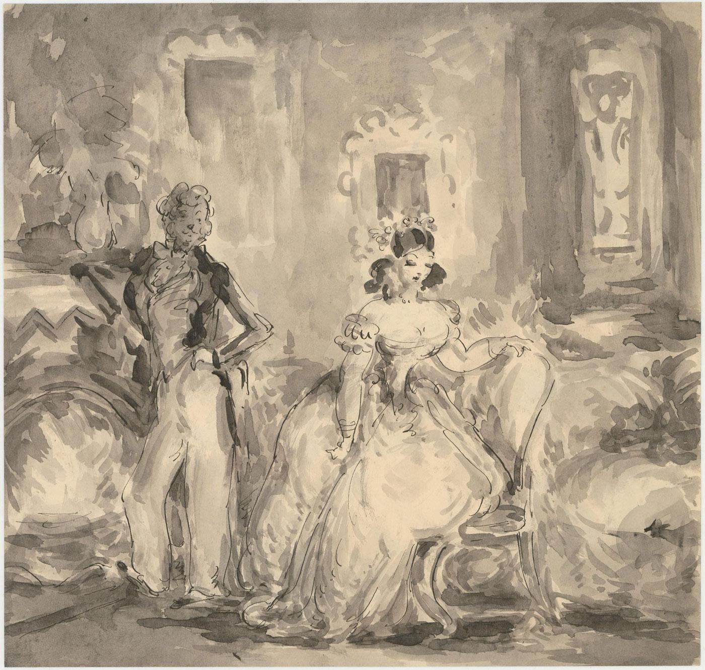 Harold Hope Read (1881-1959) - Watercolour, The Ballet Dancers For Sale 2