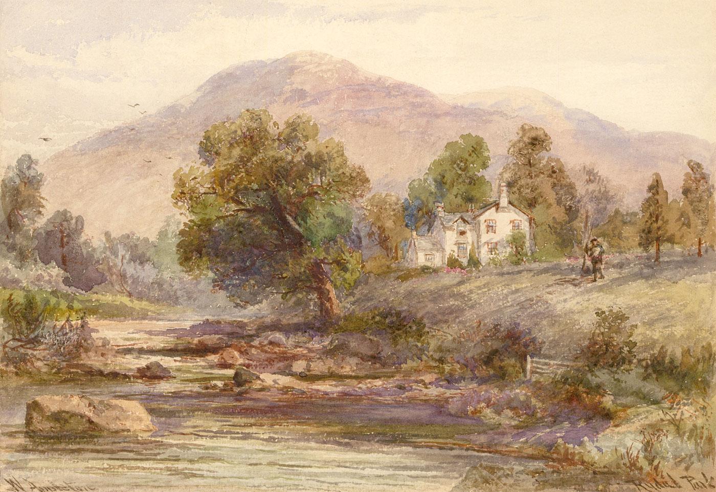 Unknown Landscape Art - William L. Appleton - Signed Mid 19th Century Watercolour, Rydal Park