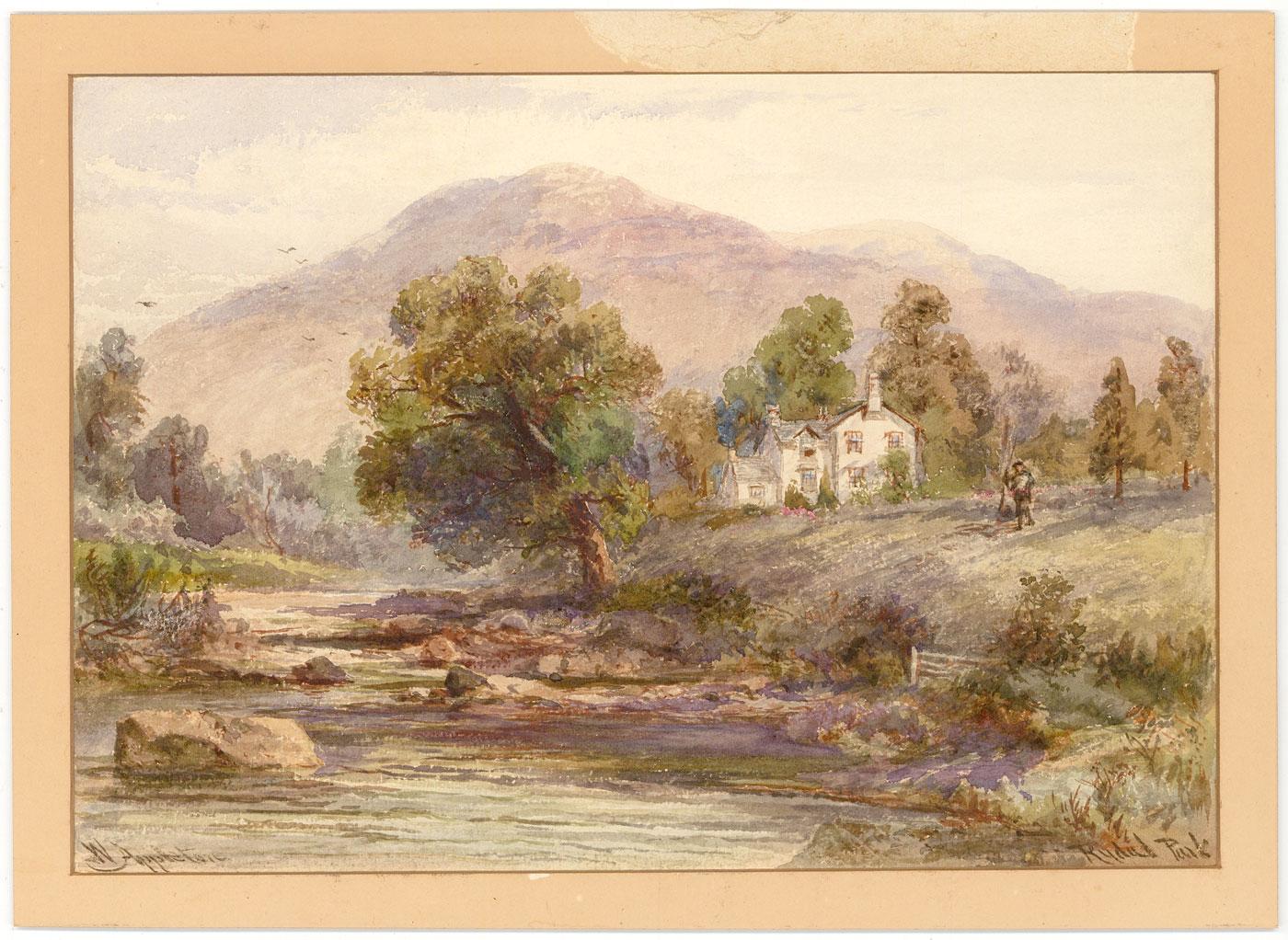 William L. Appleton - Signed Mid 19th Century Watercolour, Rydal Park - Art by Unknown