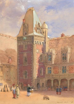 Charles Jenyns - 19th Century Watercolour, Chateau de Blois
