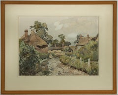 A. Reginald Parr - 1968 Watercolour, View of Gittisham