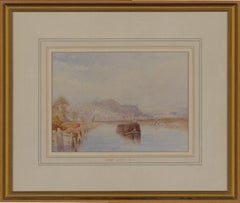 Attrib. Henry Birtles RA (1838-1907) - Fine Watercolour, Down the River Arun