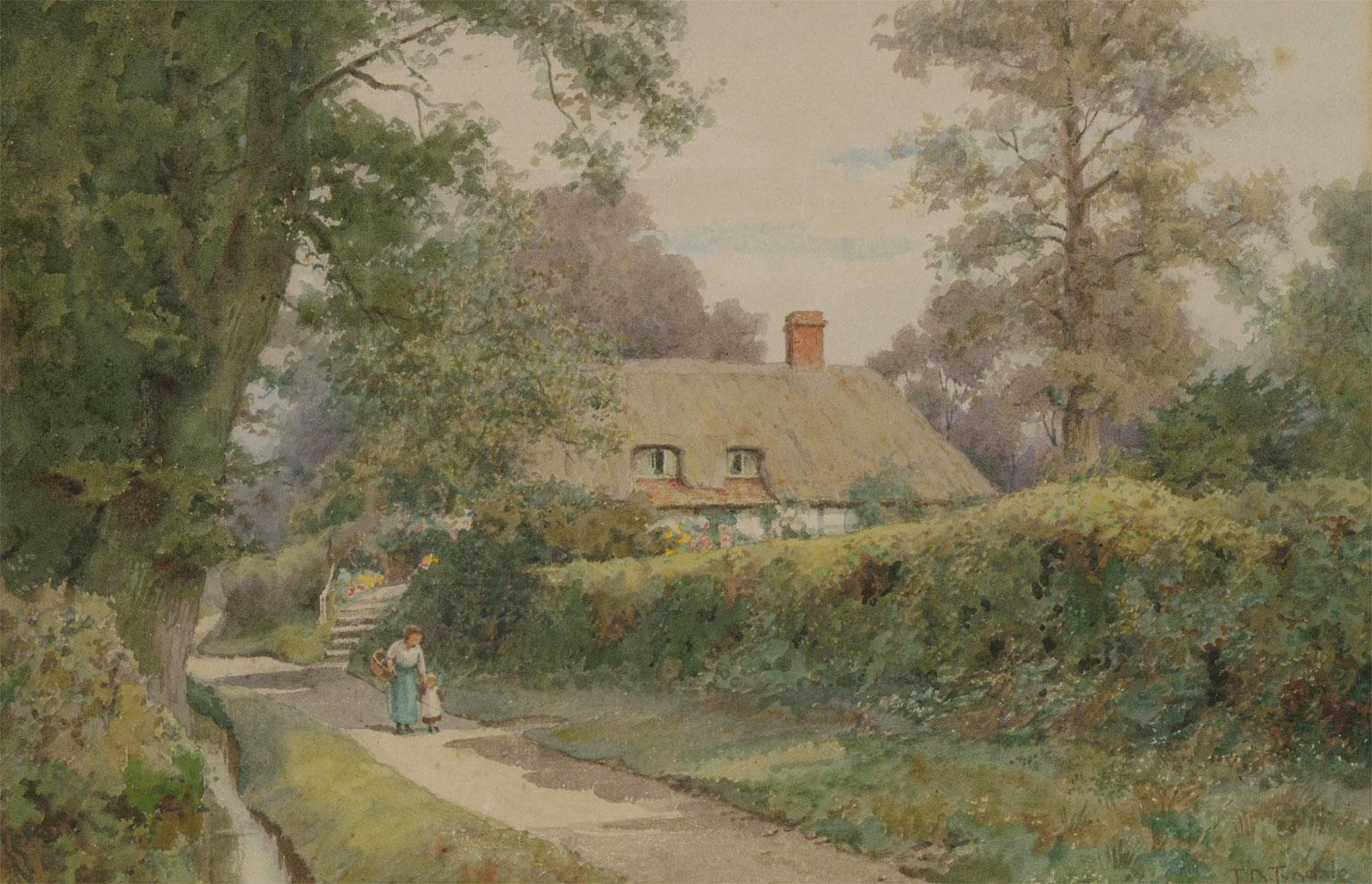 Thomas Nicholson Tyndale (1860-1930) - 20th Century Watercolour, Clifden Hampden - Art by Unknown
