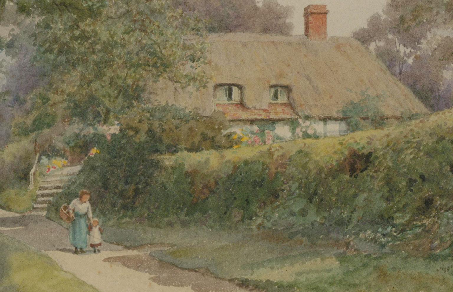 Thomas Nicholson Tyndale (1860-1930) - 20th Century Watercolour, Clifden Hampden 1