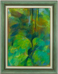 John Ivor Stewart PPPS (1936-2018) - Framed Contemporary Pastel, The Lily pads