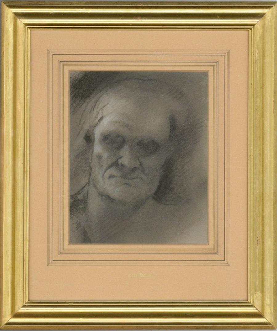 Unknown Figurative Art - Colin Sydney Frooms (1933-2017) - Framed Charcoal Drawing, Ecce Homo