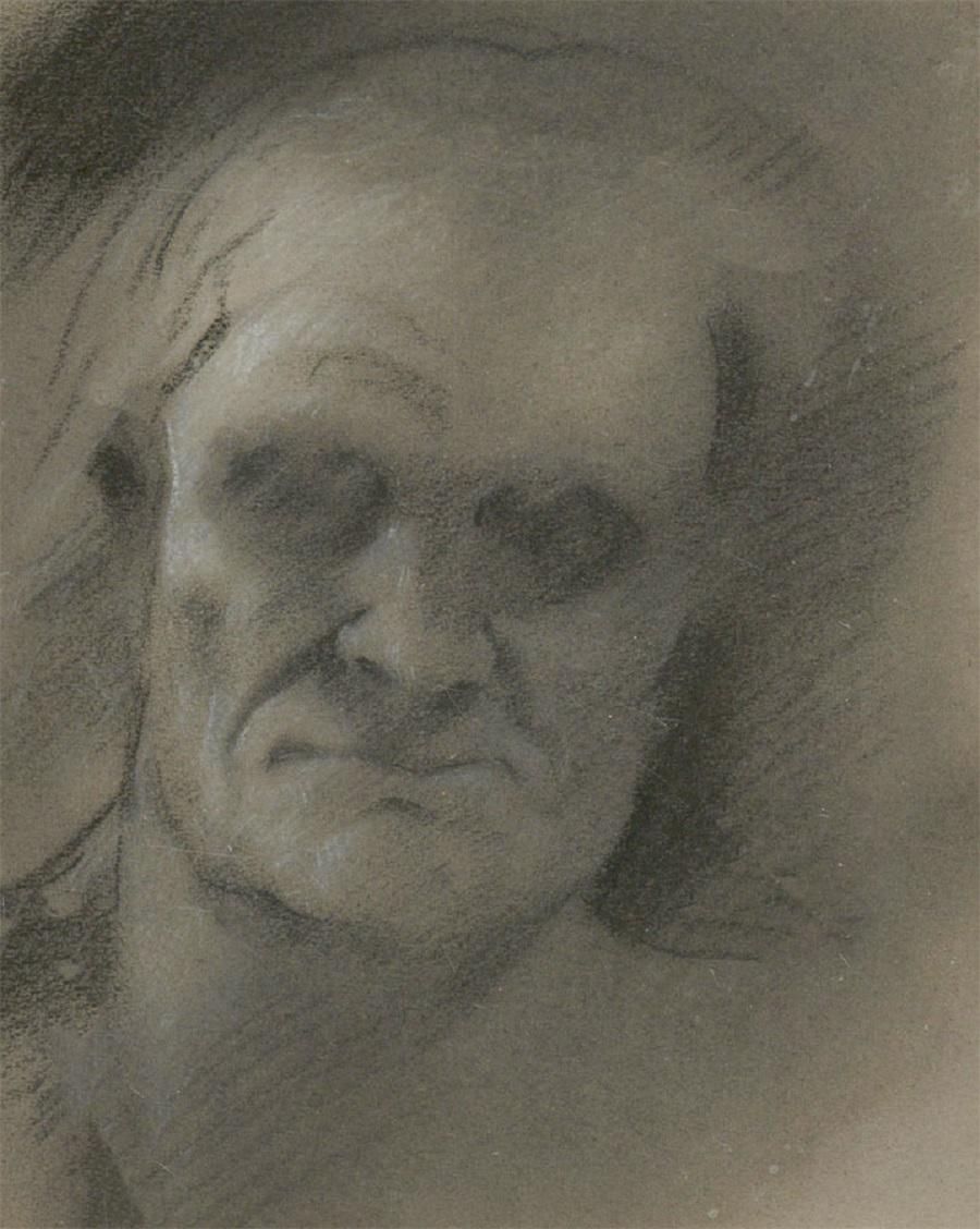 Colin Sydney Frooms (1933-2017) - Framed Charcoal Drawing, Ecce Homo - Art by Unknown