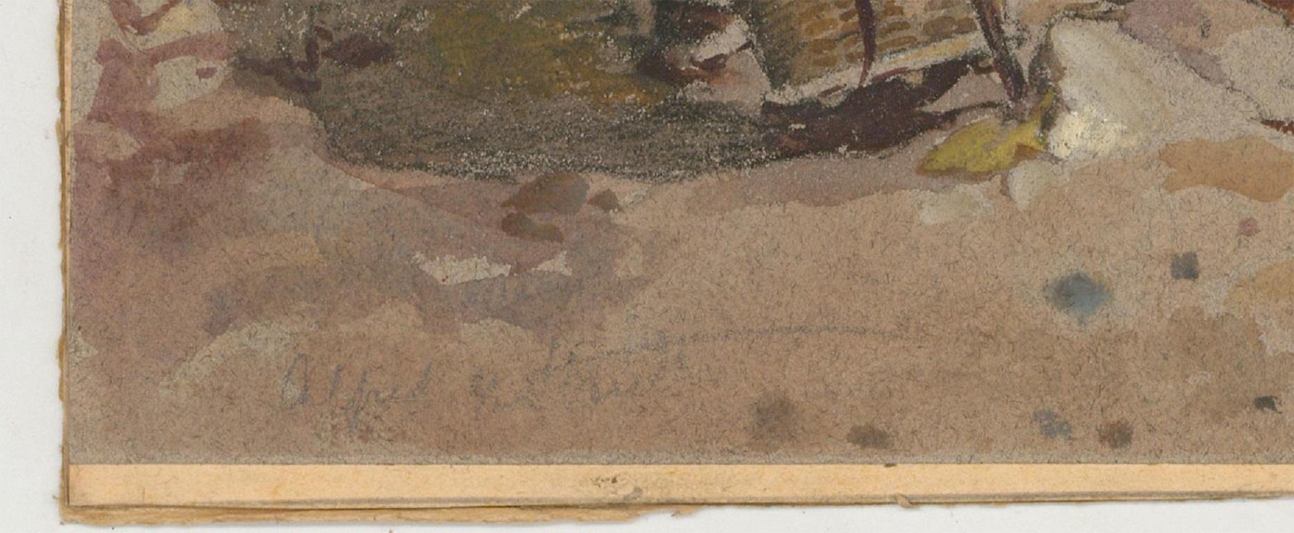 Alfred William Strutt (1856-1924) - Signed Watercolour, Ronda Church Porch For Sale 2